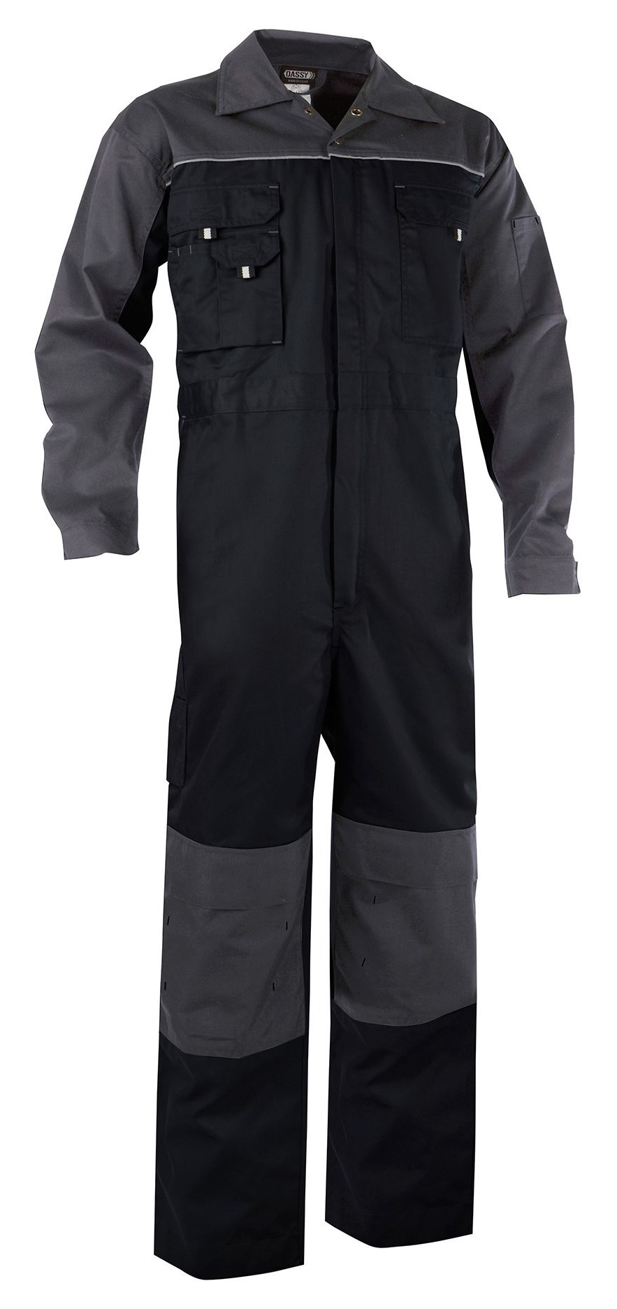 Dassy CANNES Tweekleurige Overall met kniezakken [100286]