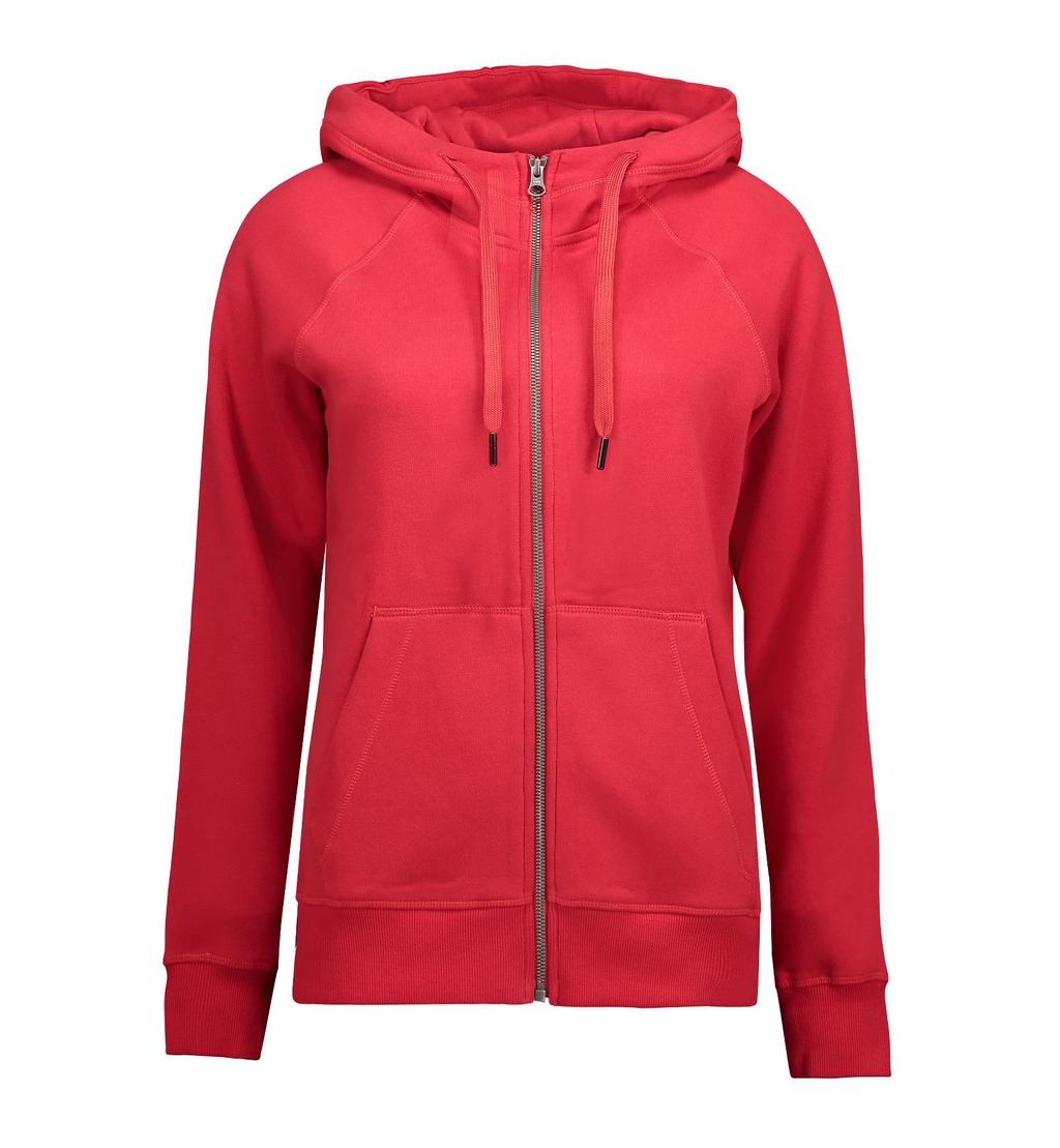 0639 Full Zip Hooded Sweater Dames