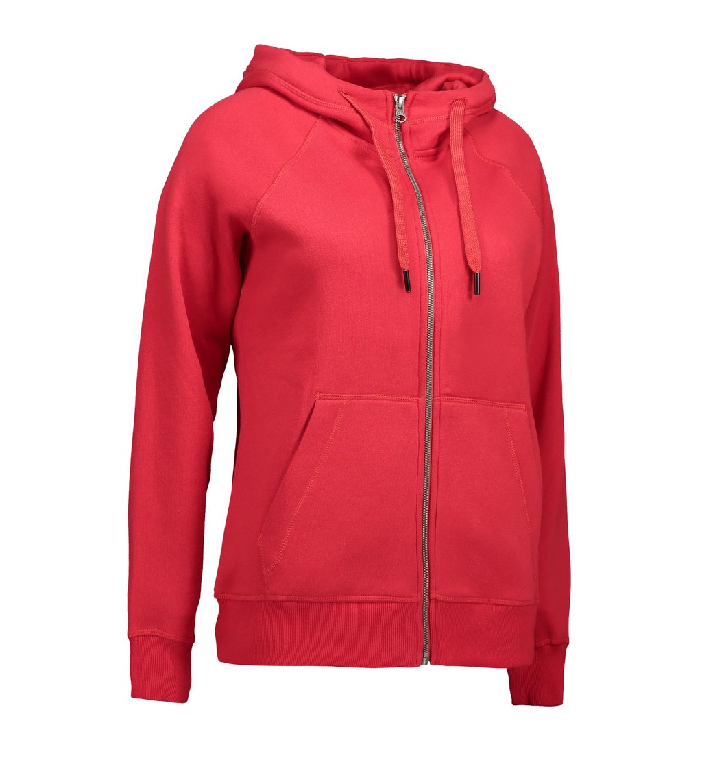 0639 Full Zip Hooded Sweater Dames