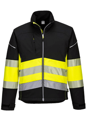 PW375 Softshell Werkjas High Vis.