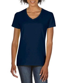 4100VL Premium Cotton Ladies V-Neck T-Shirt