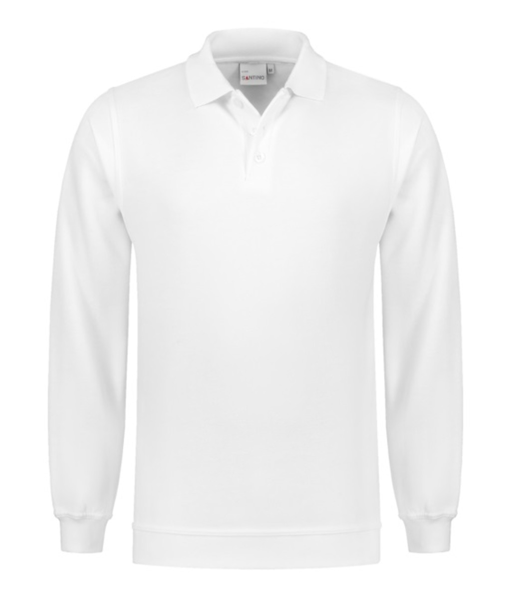 ROBIN Polosweater Wit