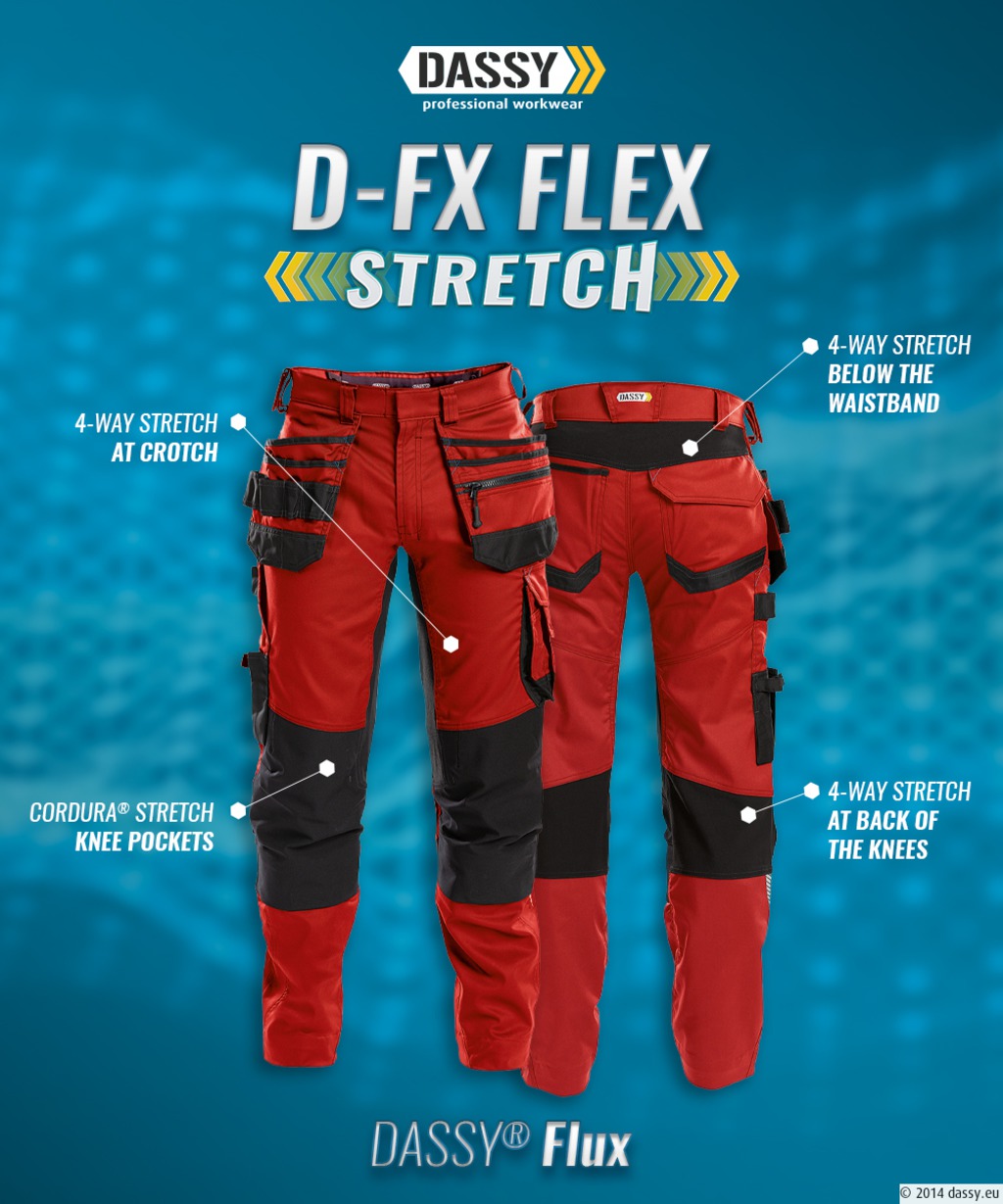 FLUX Werkbroek Stretch