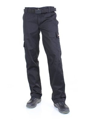 Klassieke Heren Werkdagbroek Rechte Pasvorm - Kreukvrije Chino Broek Met Platte Voorkant