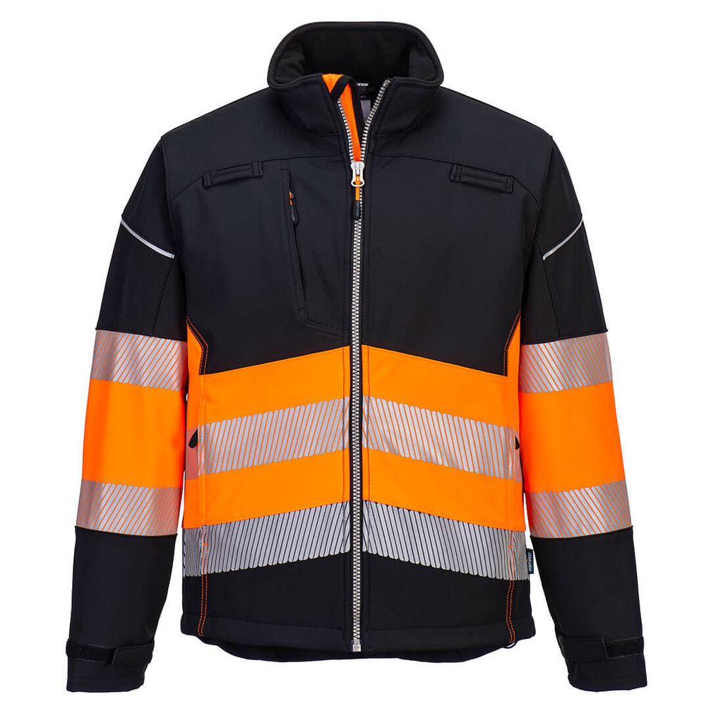 PW375 Softshell Werkjas High Vis.